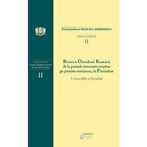 B.O.R. de la primele intocmiri crestine pe pamant romanesc la Patriarhat - Vol. 2 - Pr. Niculae I. Serbanescu imagine