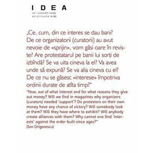 Revista Idea arta - Societate, nr. 50 - *** imagine