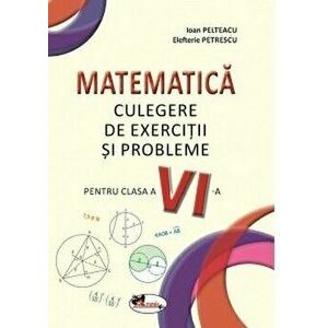 Matematica. Culegere de exercitii si probleme pentru clasa a VI-a - Ioan Pelteacu, Elefterie Petrescu imagine