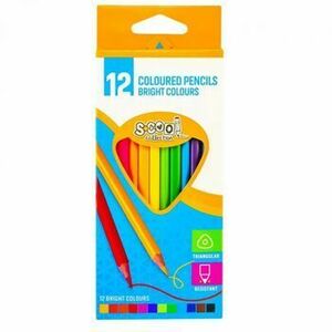 Creioane color, 12 culori/set - S-COOL imagine