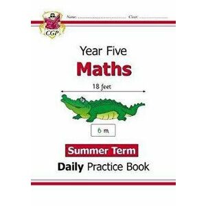 New KS2 Maths Daily Practice Book: Year 5 - Summer Term, Paperback - Cgp Books imagine