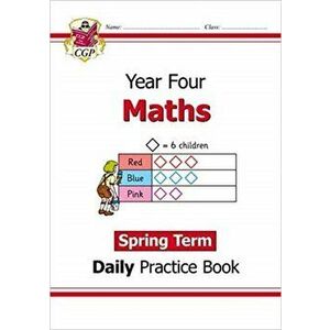 New KS2 Maths Daily Practice Book: Year 4 - Spring Term, Paperback - Cgp Books imagine