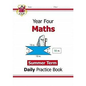New KS2 Maths Daily Practice Book: Year 4 - Summer Term, Paperback - Cgp Books imagine