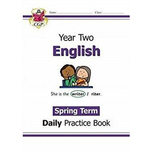 New KS1 English Daily Practice Book: Year 2 - Spring Term, Paperback - Cgp Books imagine
