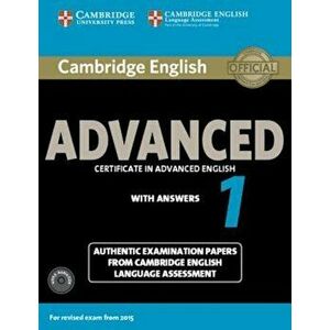 Cambridge English Advanced 1 for Revised Exam from 2015 Student's Book Pack (Student's Book with Answers and Audio CDs (2)): Authentic Examination Pap imagine