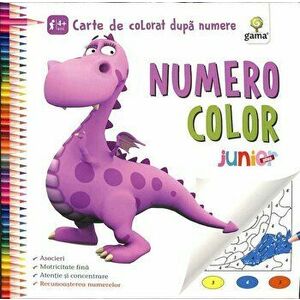 Numero Color Junior Plus. Carte de colorat dupa numere - *** imagine