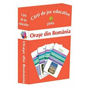 Carti de joc educative - Orase din Romania - *** imagine