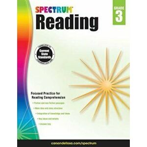 Spectrum Reading Workbook, Grade 3, Paperback - Spectrum imagine