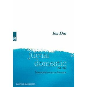 Jurnal domestic 1971-2017. Insemnarile unui in-formator - Ion Dur imagine