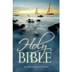 Larger Print Bible-NIV, Paperback - Zondervan imagine