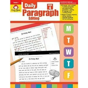 Daily Paragraph Editing Grade 4, Paperback - Evan-MoorEducational Publishers imagine