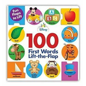 Disney Baby 100 First Words Lift-The-Flap, Hardcover - Disney Book Group imagine