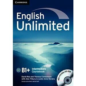 English Unlimited Intermediate Coursebook with e-Portfolio, Paperback - David Rea imagine