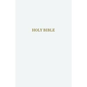 KJV, Gift and Award Bible, Imitation Leather, White, Red Letter Edition, Paperback - Thomas Nelson imagine