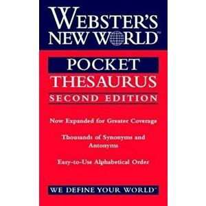 Webster's New World Pocket Thesaurus, Second Edition, Paperback - Charlton Laird imagine