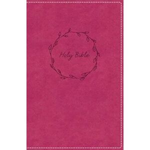 KJV, Deluxe Gift Bible, Imitation Leather, Pink, Red Letter Edition, Hardcover - Thomas Nelson imagine