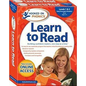 Hooked on Phonics Learn to Read - Levels 1&2 Complete: Early Emergent Readers (Pre-K - Ages 3-4), Paperback - Hooked on Phonics imagine