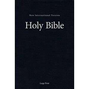 NIV, Pew and Worship Bible, Large Print, Hardcover, Blue, Hardcover - Zondervan imagine