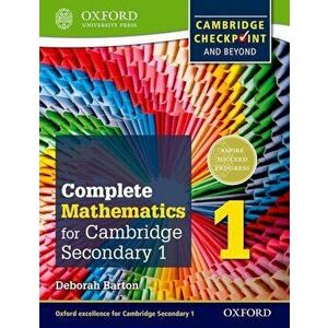 Complete Mathematics for Cambridge Secondary 1 Student Book 1: For Cambridge Checkpoint and Beyond, Paperback - Deborah Barton imagine