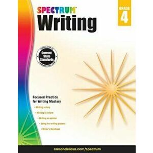 Spectrum Writing, Grade 4, Paperback - Spectrum imagine