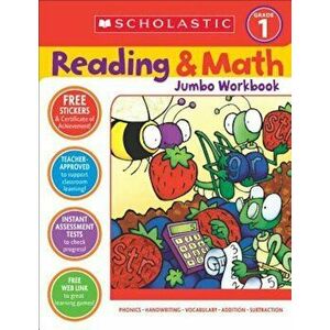 Reading & Math Jumbo Workbook: Grade 1, Paperback - Terry Cooper imagine