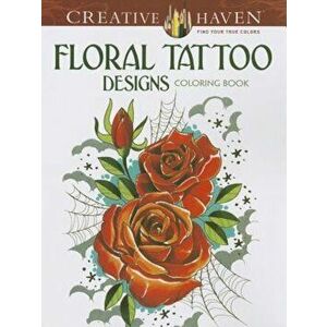 Floral Tattoo Designs Coloring Book, Paperback - Erik Siuda imagine