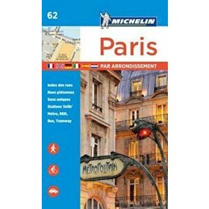 Michelin Paris by Arrondissements Pocket Atlas '62, Paperback - Michelin imagine