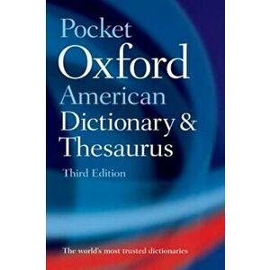 Pocket Oxford American Dictionary and Thesaurus, Paperback - Oxford University Press imagine