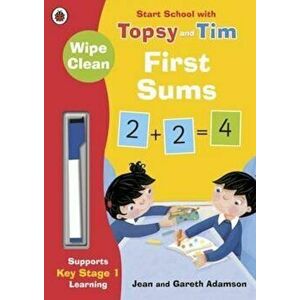 Wipe-Clean First Sums: Start School with Topsy and Tim, Paperback - Jean Adamson imagine