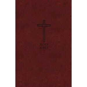 KJV, Thinline Bible, Large Print, Imitation Leather, Red Letter Edition, Hardcover - Thomas Nelson imagine