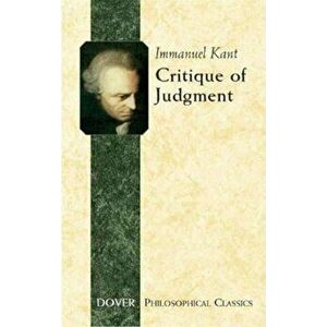 Critique of Judgment, Paperback - Immanuel Kant imagine