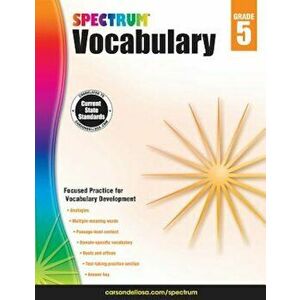Spectrum Vocabulary, Grade 5, Paperback - Spectrum imagine