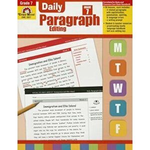 Daily Paragraph Editing Grade 7, Paperback - Evan-Moor Educational Publishers imagine