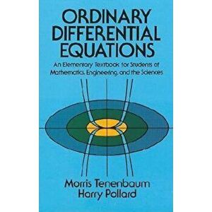 Ordinary Differential Equations, Paperback - Morris Tenenbaum imagine