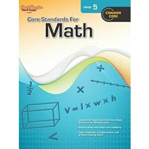 Core Standards for Math: Reproducible Grade 5, Paperback - Steck-Vaughn Company imagine