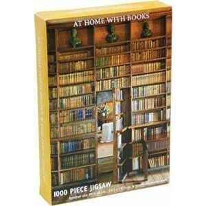 At Home with Books Jigsaw Puzzle, Hardcover - Cico Books imagine
