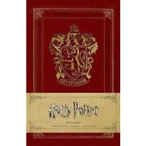 Harry Potter: Gryffindor Ruled Notebook, Paperback - Insight Editions imagine