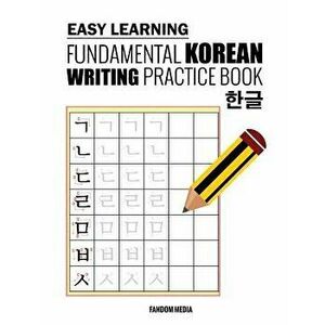 Easy Learning Fundamental Korean Writing Practice Book, Paperback - Fandom Media imagine