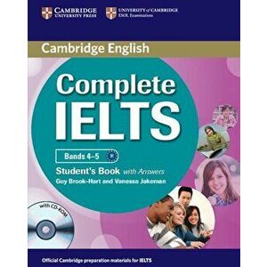 Complete Ielts Bands 4-5 Student's Book with Answers 'With CDROM', Paperback - Guy Brook-Hart imagine