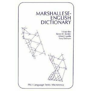 Marshallese-English Dictionary, Paperback - Takaji Abo imagine