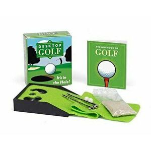 Desktop Golf 'With 32 Page Book and 2 Golf Balls, 2 Clubs, Felt Fairway, Sand Packet' - Chris Stone imagine