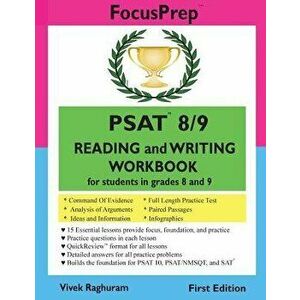 PSAT 8/9 Reading and Writing Workbook: For Students in Grades 8 and 9, Paperback - Raghuram, Vivek imagine
