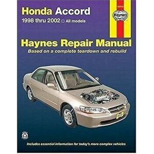 Honda Accord Automotive Repair Manual: 1998 Thru 2002, Paperback - Jay Storer imagine