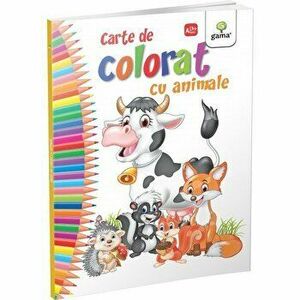 Carte de colorat cu animale - *** imagine