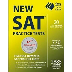 New SAT Practice Tests, Paperback - Khalid Khashoggi imagine