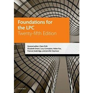Foundations for the LPC. 25 Revised edition, Paperback - *** imagine