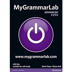 MyGrammarLab Advanced with Key and MyLab Pack, Hardcover - Diane Hall imagine