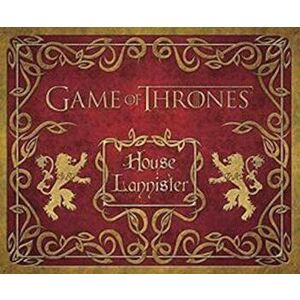 Game of Thrones: House Lannister Deluxe Stationery Set, Paperback - Insight Editions imagine