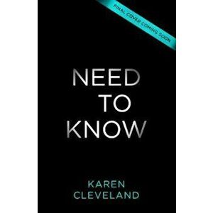 Need To Know, Paperback - Karen Cleveland imagine