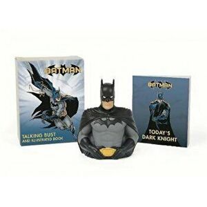 Batman: Talking Bust and Illustrated Book, Hardcover - Matthew Manning imagine